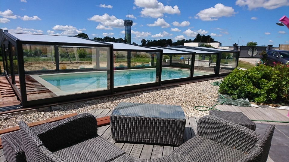 Piscine Doudeville avec abri de piscine